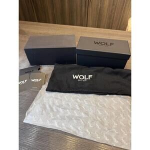 WOLF British Racing 792941 Black Box ONLY w/ Dust Bag & Papers Gift Box Storage